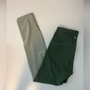 Nulu Color Block Lululemon Leggings Size 2